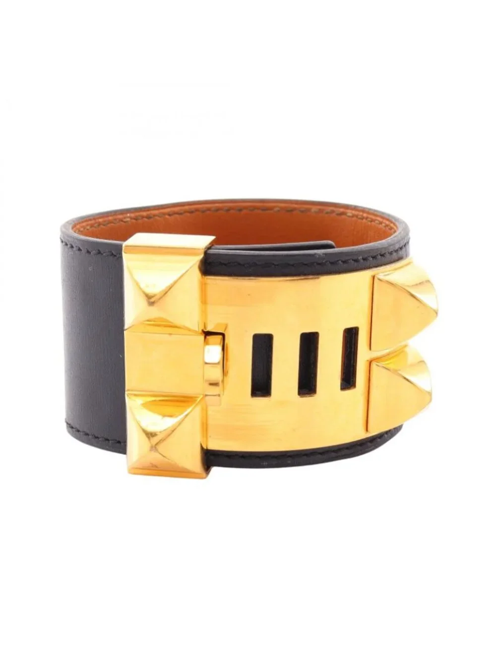 Hermes Bangle Collier de Chien Calf Bracelet